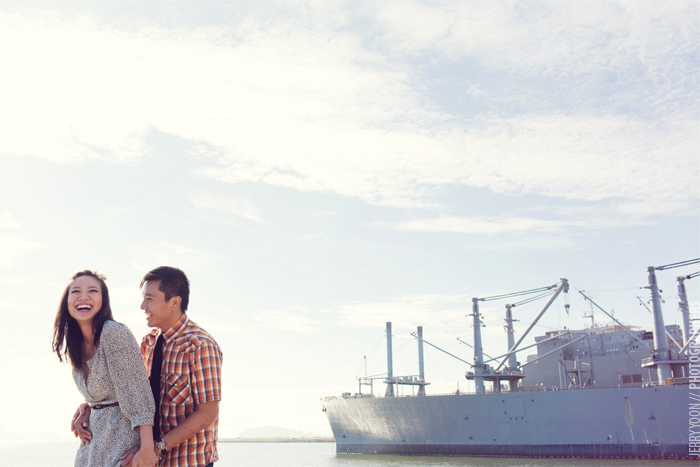 Engagement Photography for Alameda Wedding Navy Shipyard