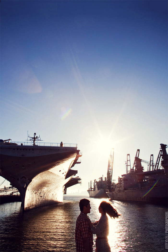Engagement Photography for Alameda Wedding Navy Shipyard